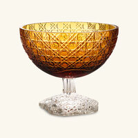 Metamorphosis Footed Centerpiece Yellow Medium mario cioni c metamorphosis footed centerpiece yellow medium