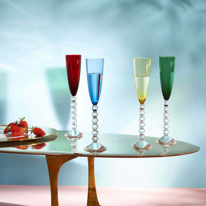 baccarat vega flutissimo champagne glass set