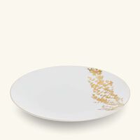 bernardaud vegetal or dinner plate round gold 26cm