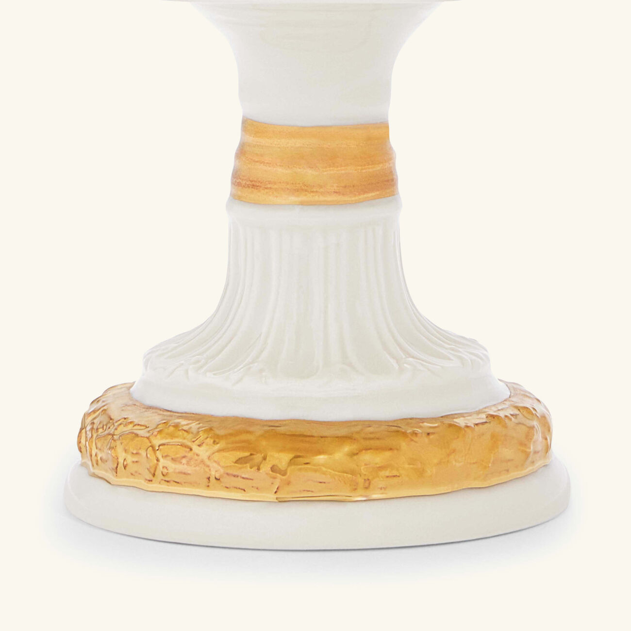 villari taormina footed bowl white