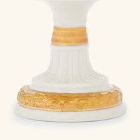 villari taormina footed bowl white