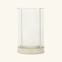ralph lauren home allen hurricane candle holder silver
