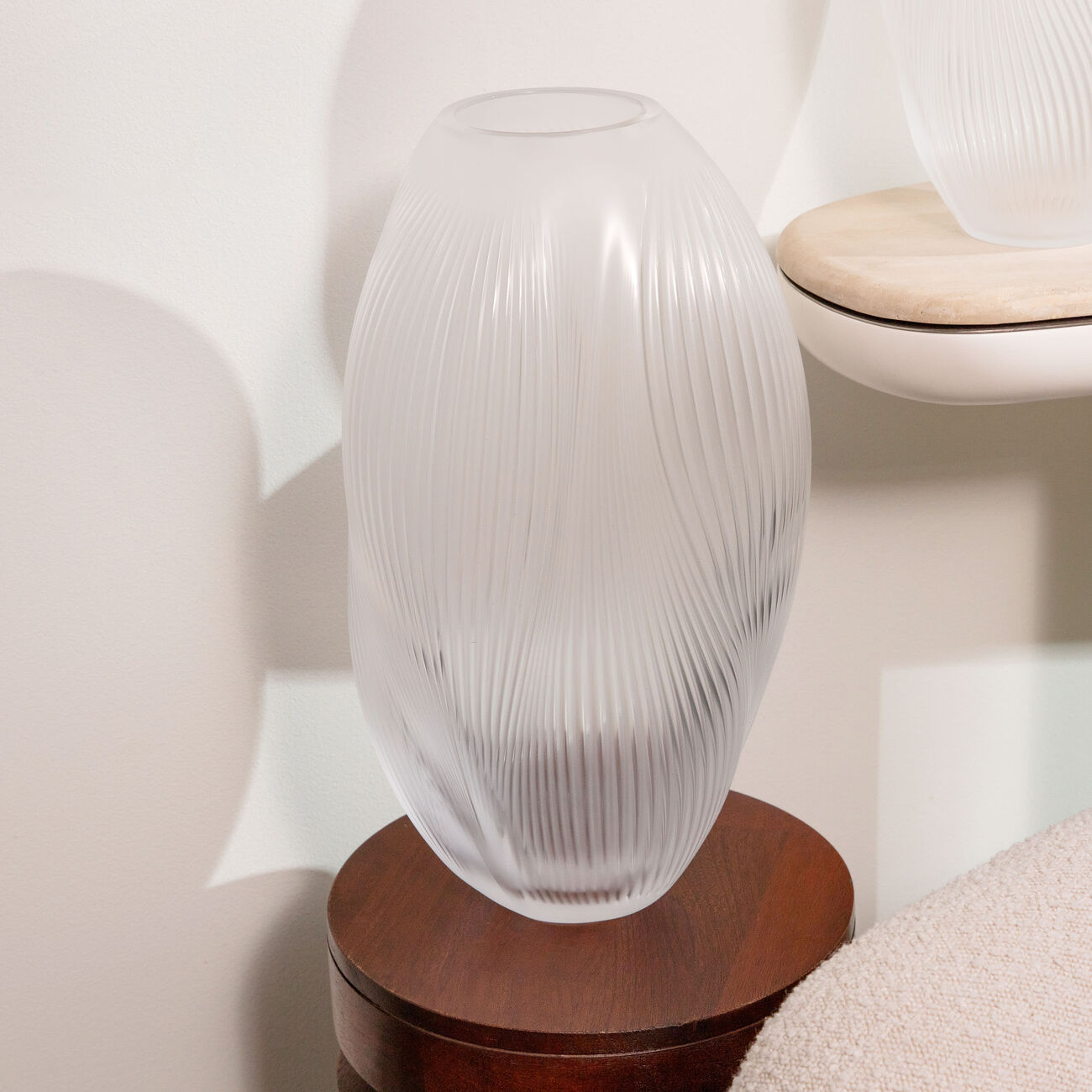 لاليك مزهرية أليز كبيرة جدًا شفافة