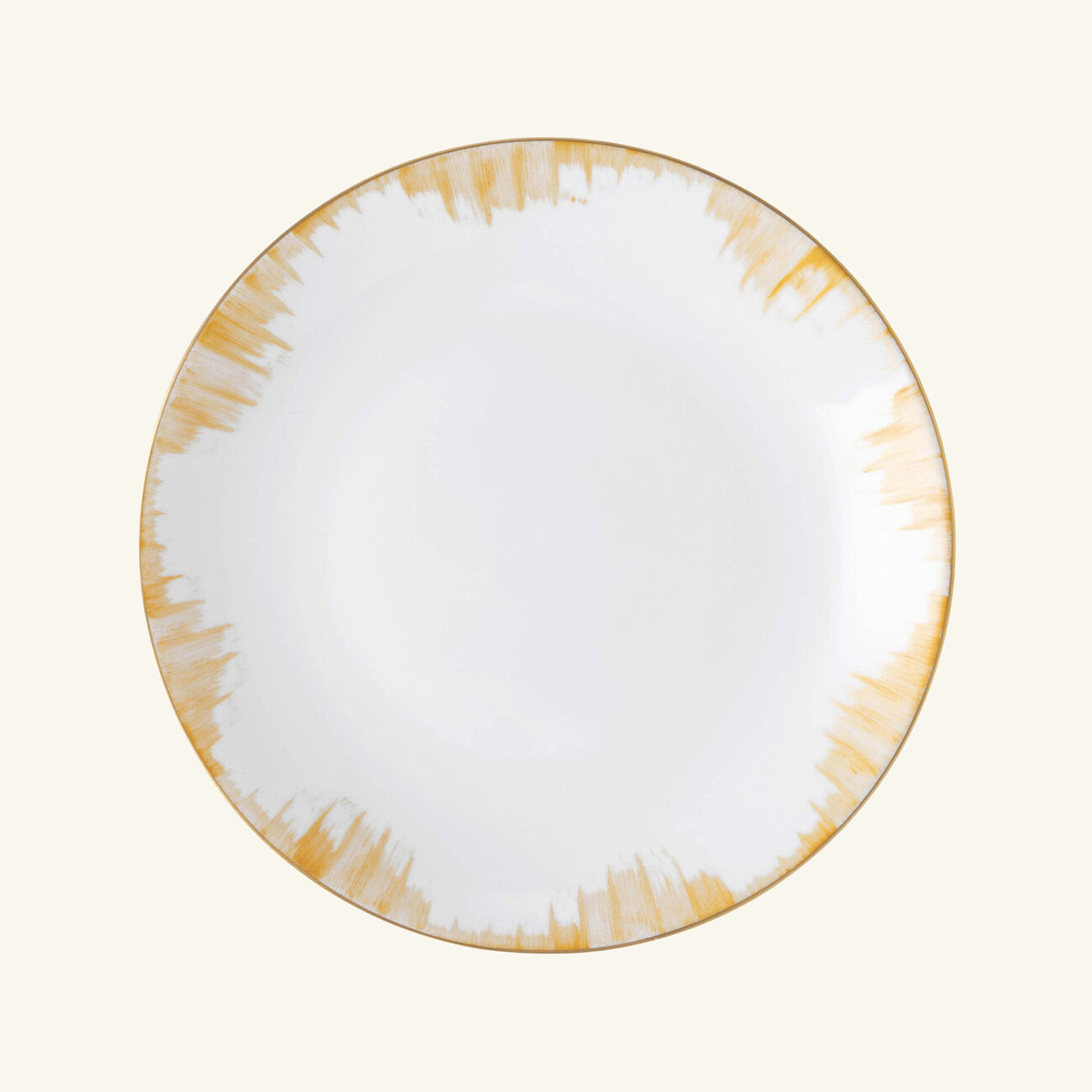 marie daage iris gold dinner plate round gold 26cm