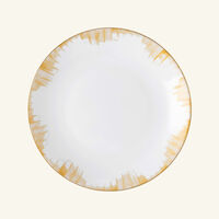 marie daage iris gold dinner plate round gold 26cm