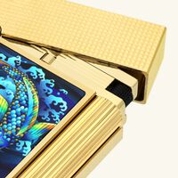 Ligne 2 Koi Fish Lighter Blue st dupont ligne 2 koi fish lighter blue