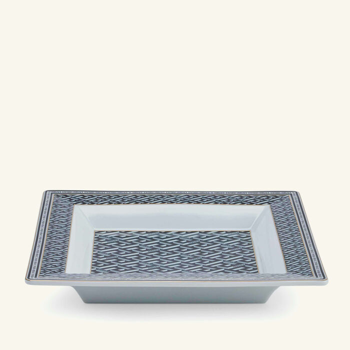 versace la greca signature trinket tray square