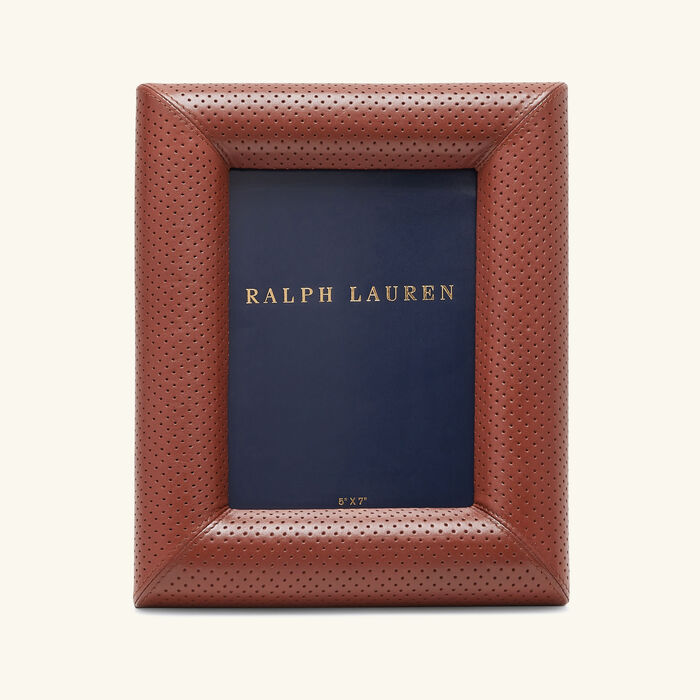 ralph lauren home durham picture frame brown 12x17cm