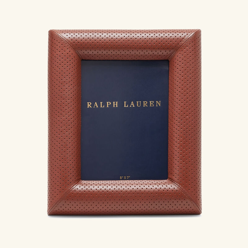 ralph lauren home durham picture frame brown 12x17cm