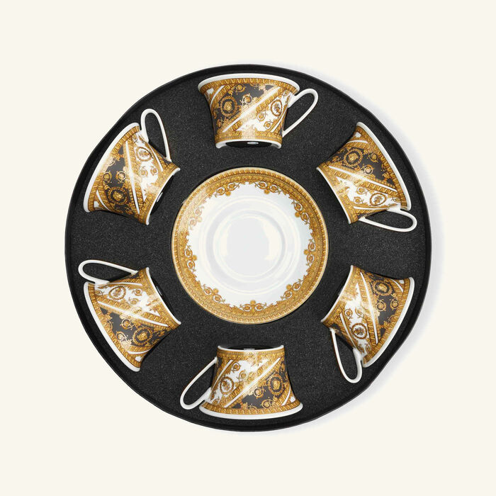 versace i love baroque tea cup set black