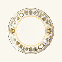 versace virtus gala plate round white 21cm