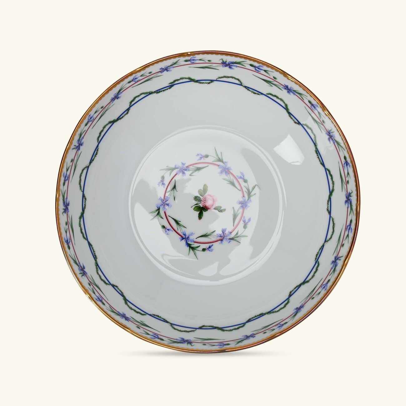 bernardaud le gobelet du roy serving bowl white 23cm