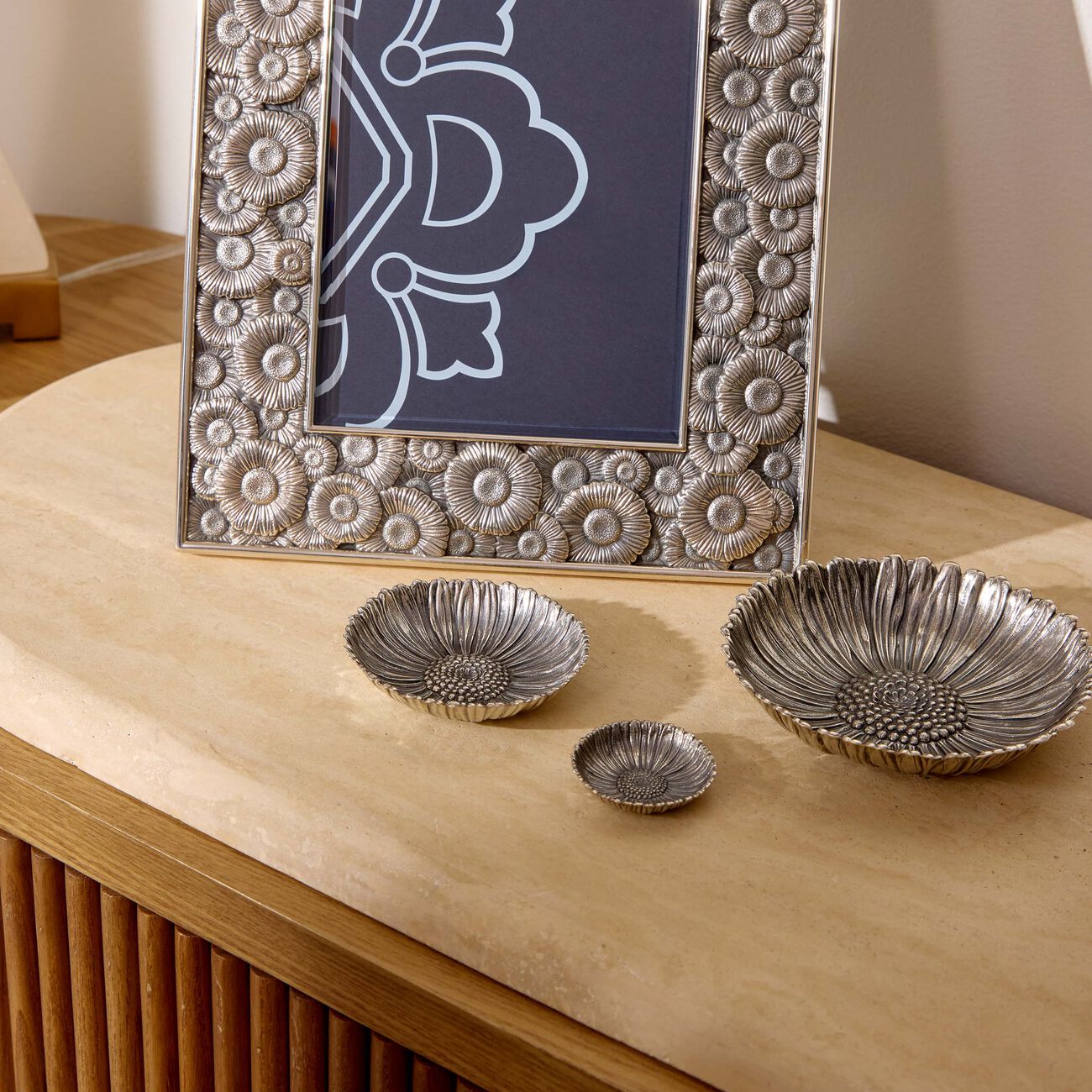 Poppy Flower Bowl Large Silver buccellati poppy flower bowl large silver