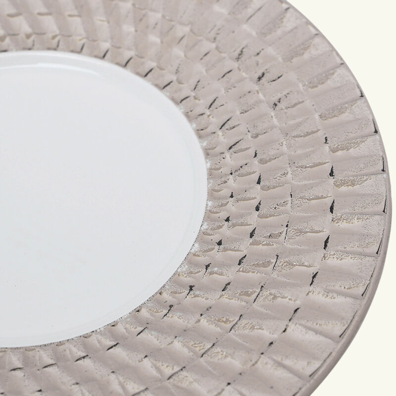 bernardaud twist tea cup saucer silver