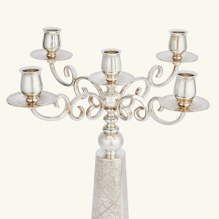 christofle jardin d eden candelabra silver plated