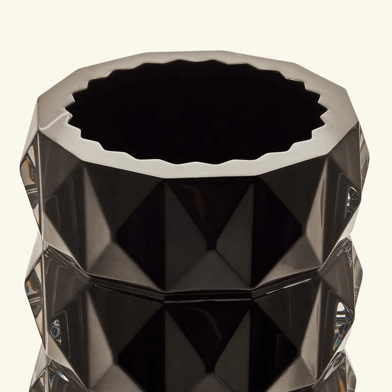 مزهرية لوكسور دائرية سوداء large