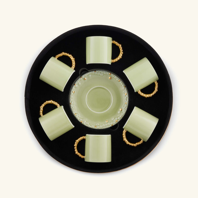 l objet haas mojave espresso cup and saucer multicolour 12cm