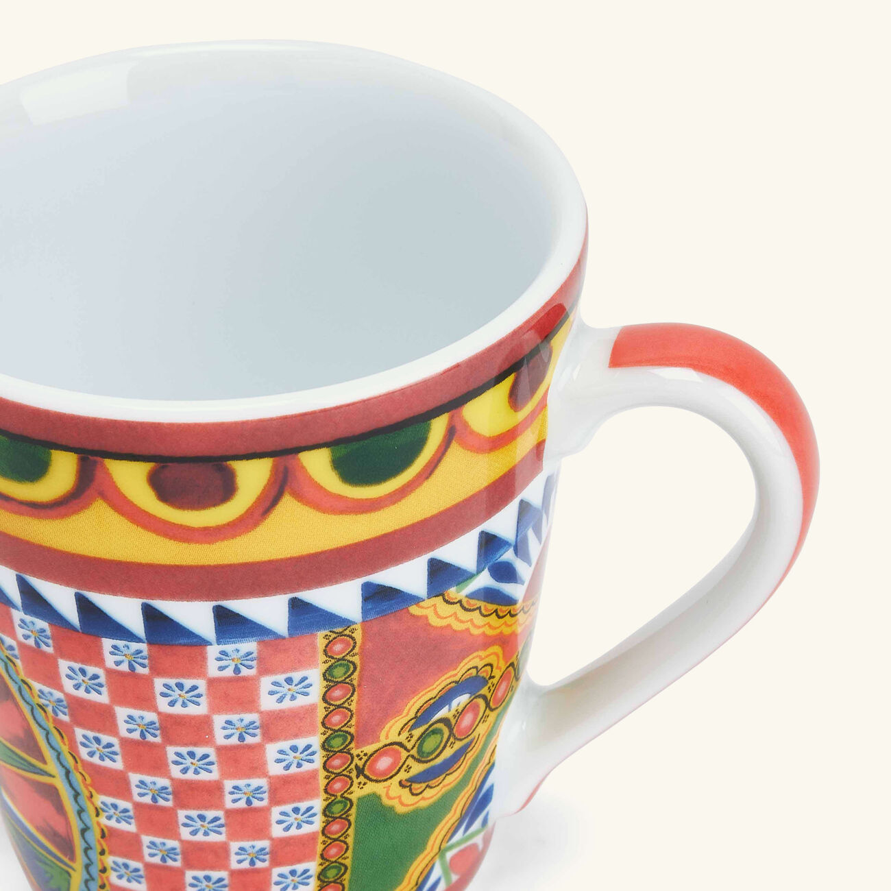 dolce gabbana casa carretto mug pattern