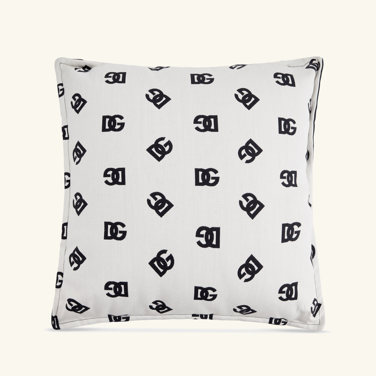 dolce gabbana casa dg logo pillow