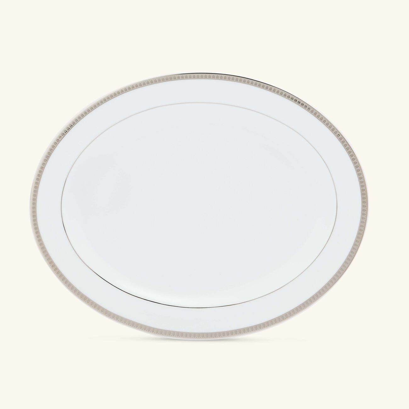 christofle malmaison serving platter oval silver 38cm