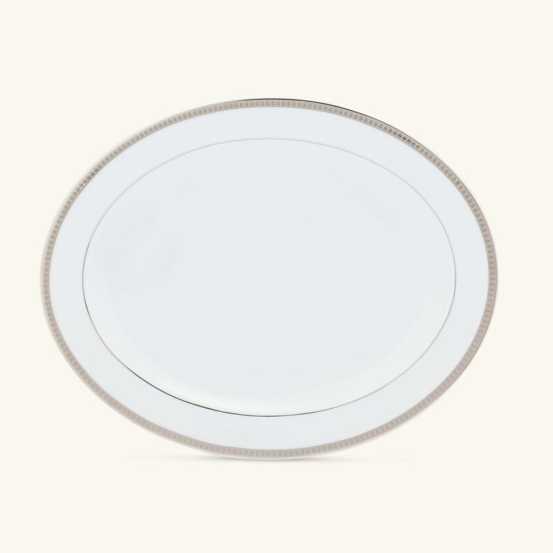 christofle malmaison serving platter oval silver 38cm