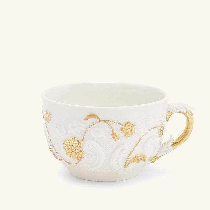 villari taormina coffee cup saucer white