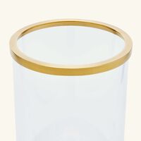 ralph lauren home modern hurricane candle holder gold