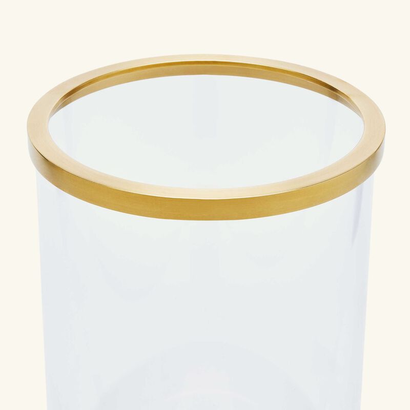 ralph lauren home modern hurricane candle holder gold