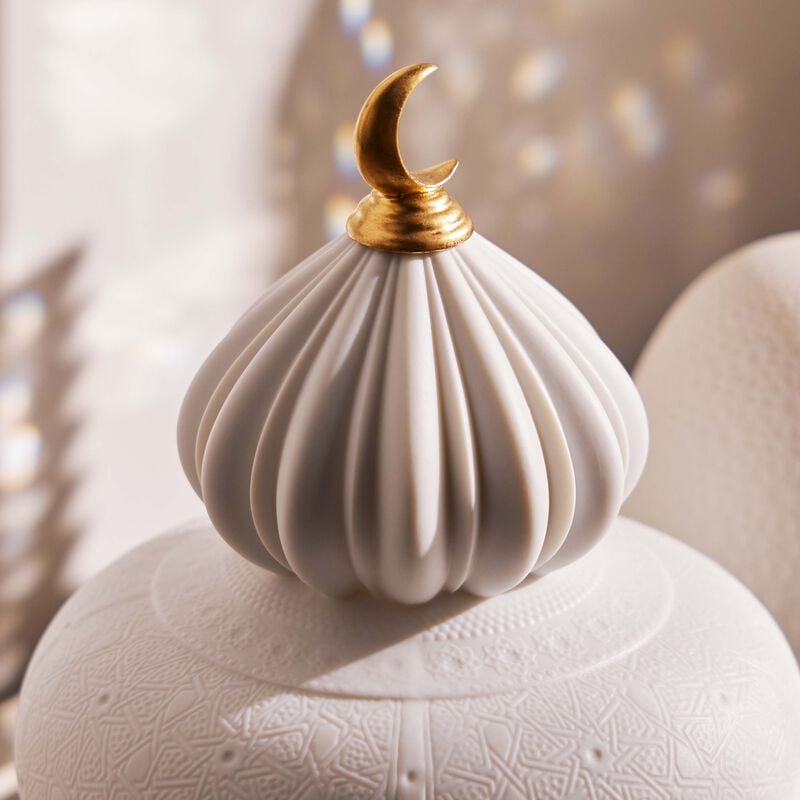 lladro majestic nights wireless lamp brown