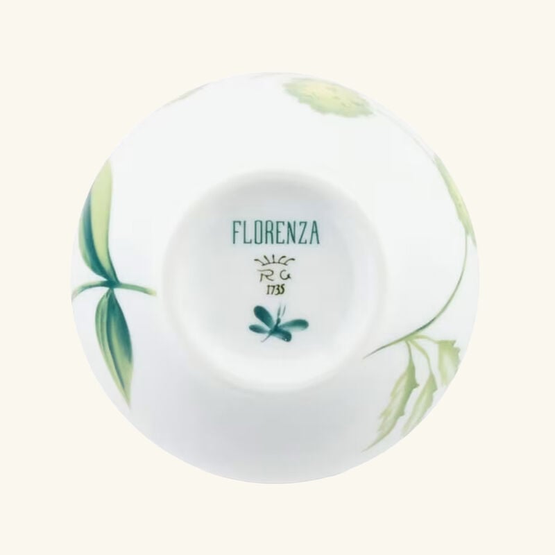 Florenza Acanto Bud Vase Small Green ginori 1753 florenza acanto bud vase small green
