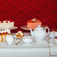 bernardaud pompadour tea pot gold