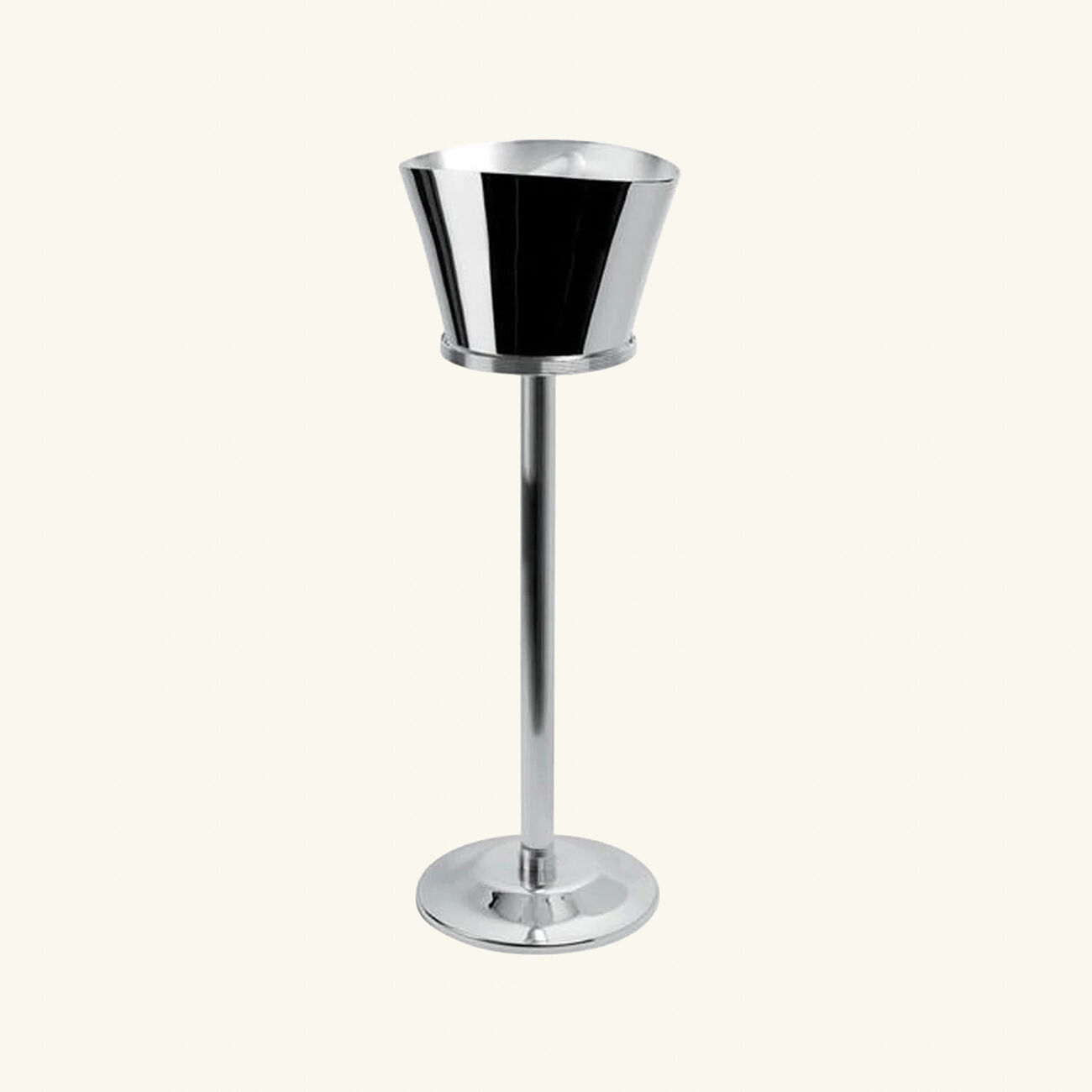 christofle k t champagne ice bucket stand silver
