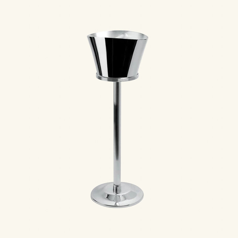christofle k t champagne ice bucket stand silver