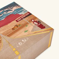 elie bleu road 66 cigar humidor brown limited edition