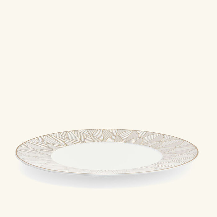 christofle malmaison imp riale dinner plate round gold 27cm