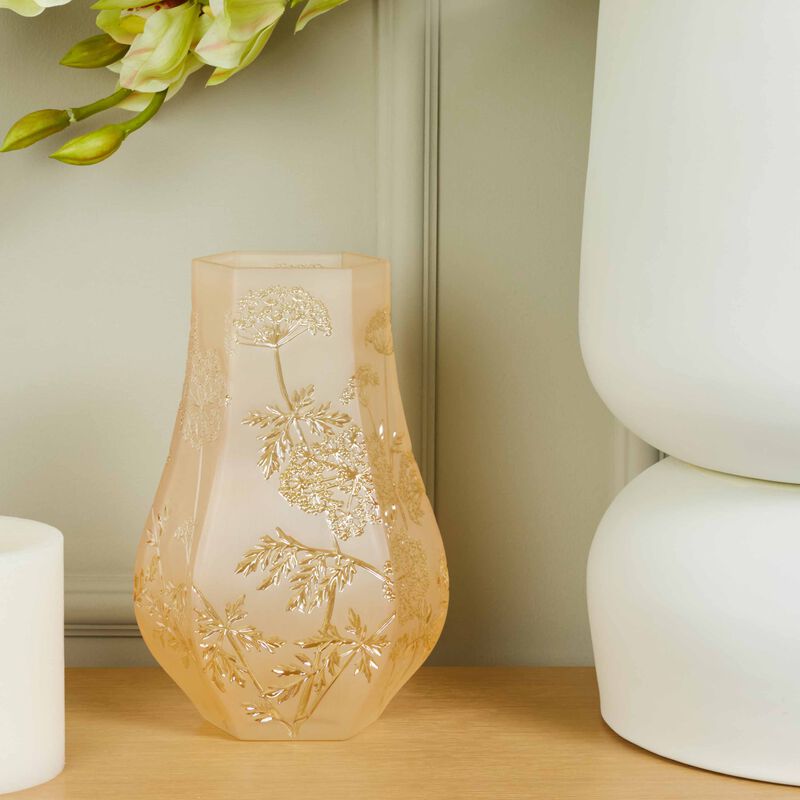 Ombelles Vase Medium Gold lalique ombelles vase medium gold