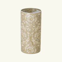 versace barocco beige vase round medium