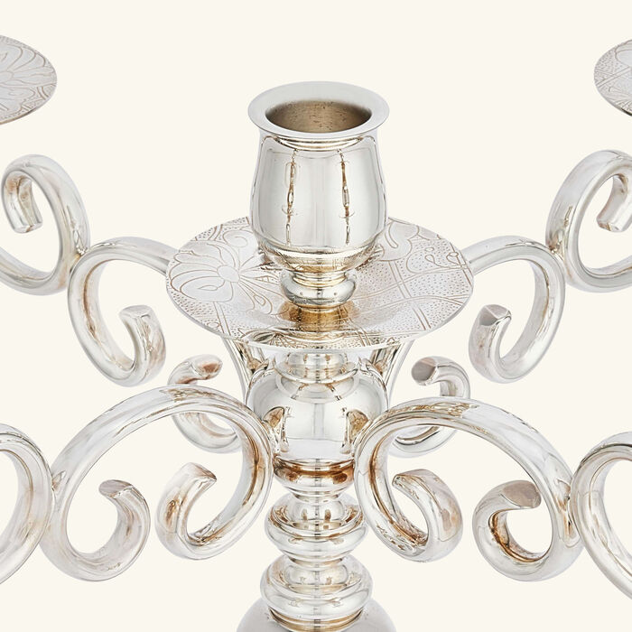 christofle jardin d eden candelabra silver plated