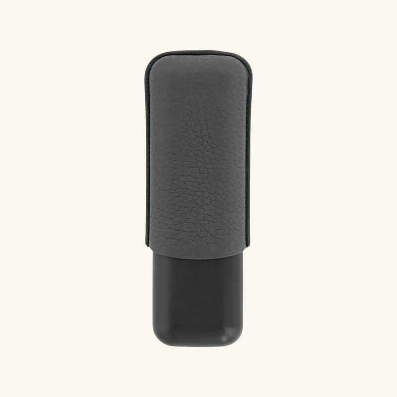 Double Cigar Case Black st dupont double cigar case black