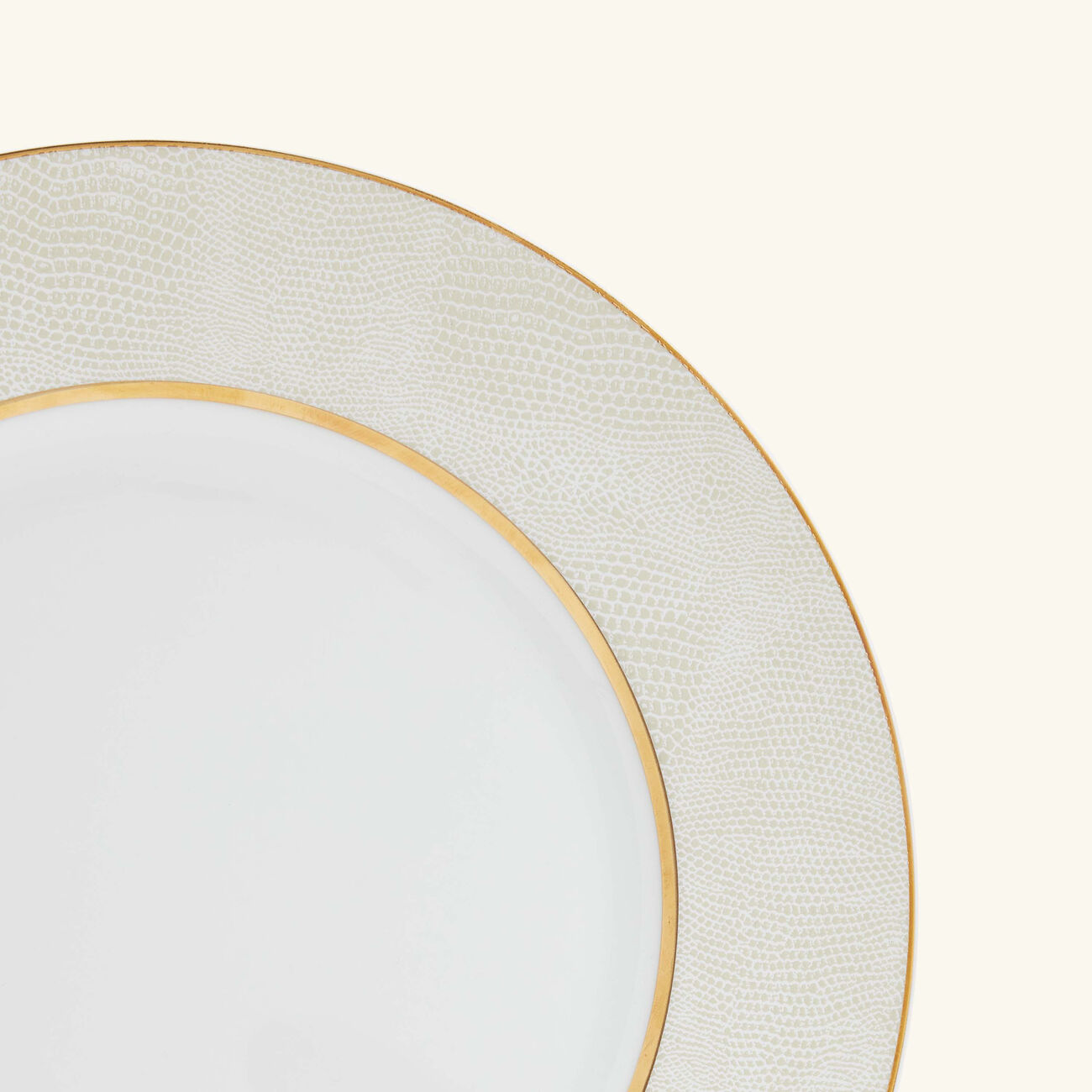 Sauvage Blanc Dinner Plate Round Gold 26cm bernardaud sauvage blanc dinner plate round gold 26cm