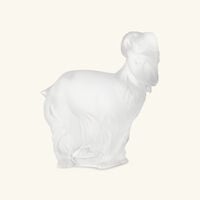 lalique goat sculpture clear