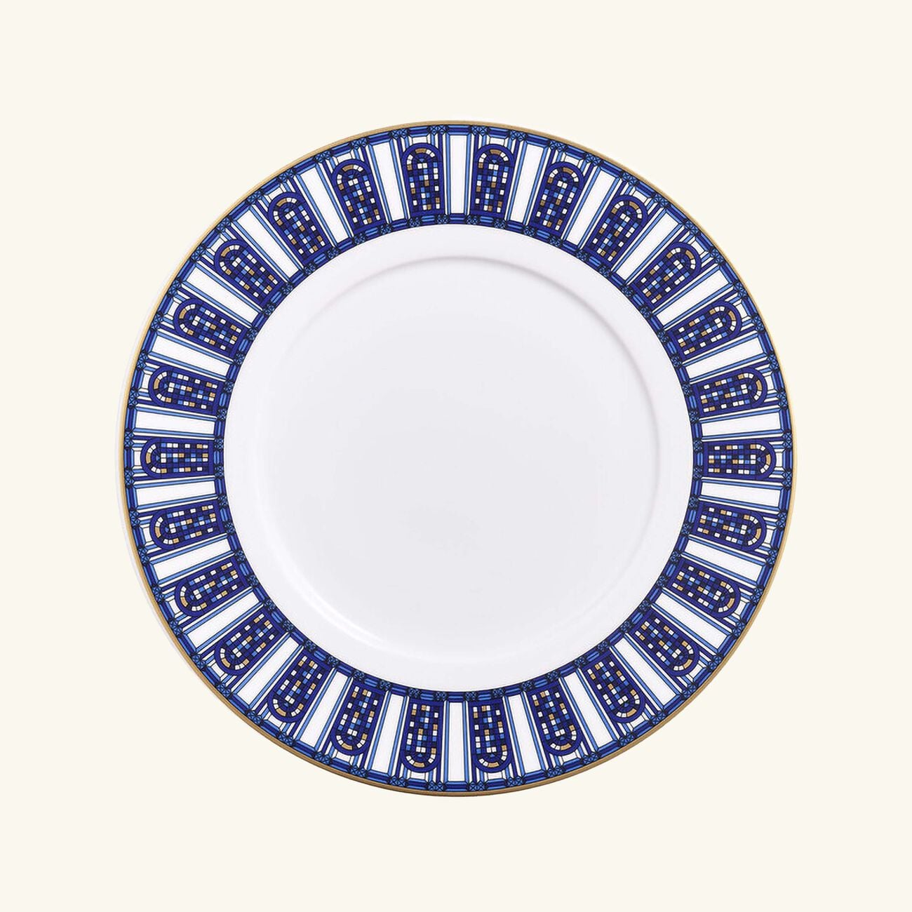 Arcadia Dessert Plate Round Blue 21cm Set of 2 baccarat arcadia dessert plate round blue 21cm set of 2