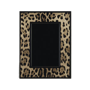 Leopard Wood Frame, medium