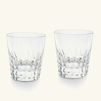 baccarat piccadilly drinking glass clear set of 2