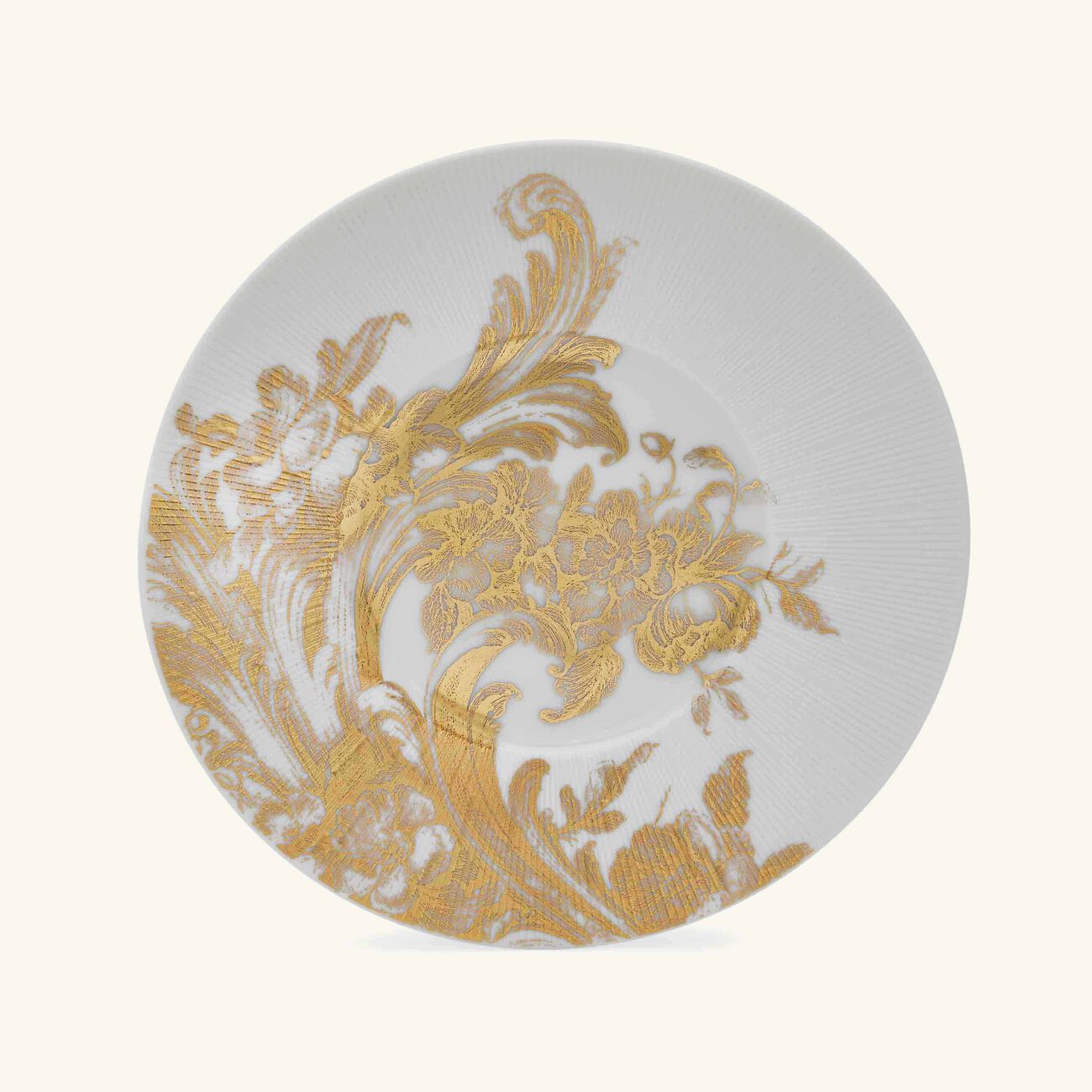 haviland stanislas dessert plate gold 16cm set of 4