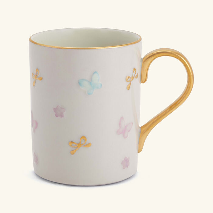 villari butterfly mug pink