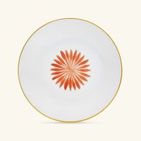 marie daage all e de cypr s bread plate round orange 15cm