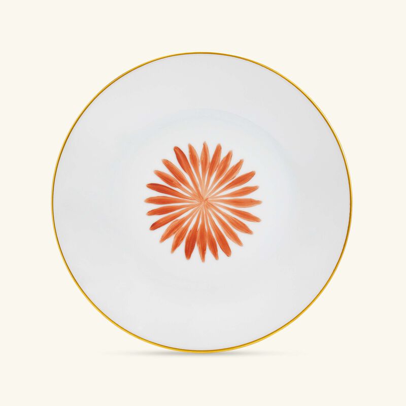 marie daage all e de cypr s bread plate round orange 15cm