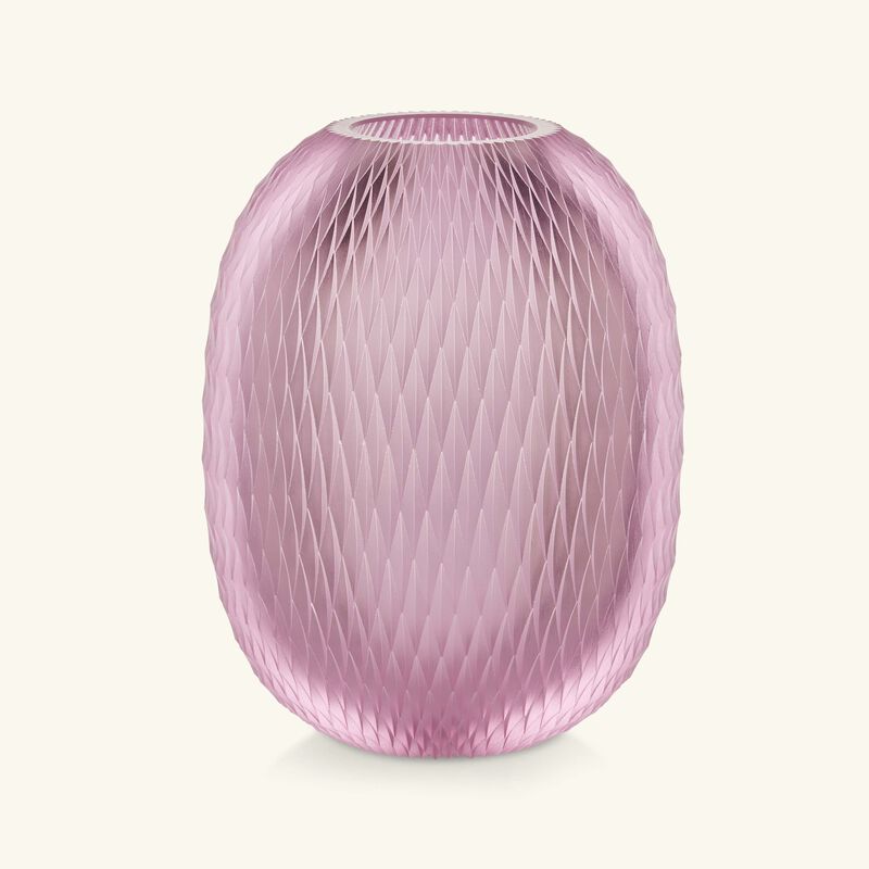 ruckl metamorphosis vase round medium pink