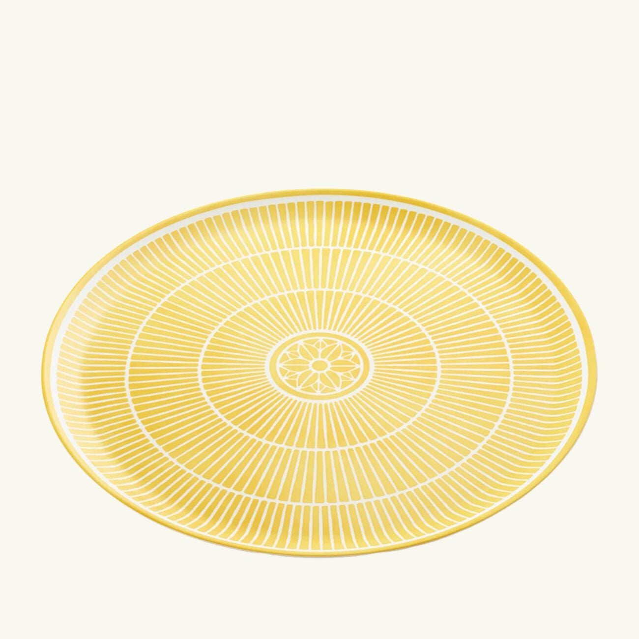 christofle malmaison riviera pie dish round yellow 32 cm